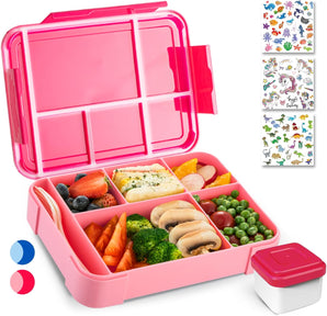 [RESIGILAT] Cutie Bento copii 1330 ml roz, fara BPA, etansa