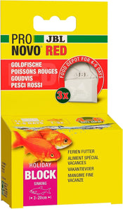[RESIGILAT] JBL PRONOVO RED HOLIDAY, hrana pentru pesti, 3 blocuri