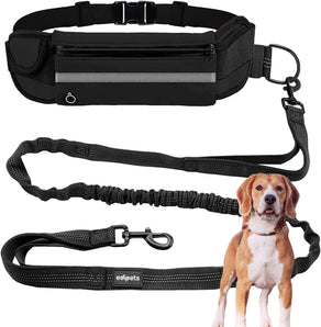 [RESIGILAT] Lesa Edipets jogging caini hands-free neagra 160-220 cm