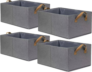 [RESIGILAT] Set 4 cutii pliabile netesute 47 x 28 x 20 cm