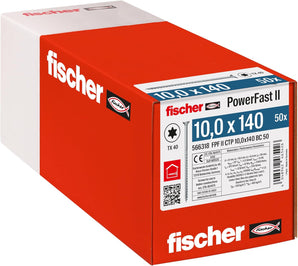 [RESIGILAT] fischer PowerFast II CTP 10 x 140, 50 buc, surub lemn