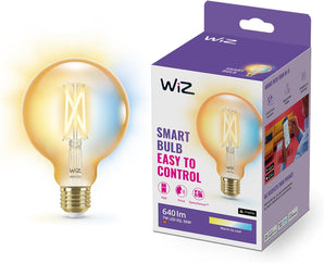 [RESIGILAT] WiZ LED Lampa E27, 640 lm, chihlimbar, control Wi-Fi