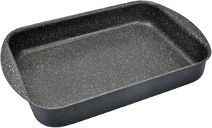[RESIGILAT] Caserola Moneta Etnea aluminiu negru 35x25 cm