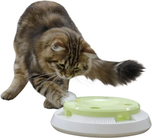 [RESIGILAT] Kerbl Pet Jucarie electronica pentru pisici, pompon, 23x23x5.6cm