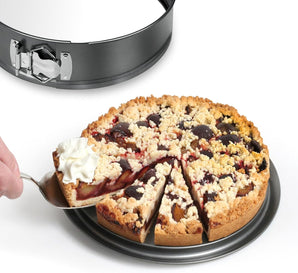 [RESIGILAT] Tava rotunda tort, 26 cm, otel antiaderent, neagra