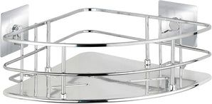 [RESIGILAT] Raft de colt din otel inoxidabil Quadro, crom