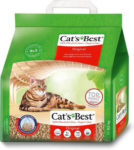 [RESIGILAT] Litter pentru pisici Cat's Best Original, 100% plante, 4,3 kg