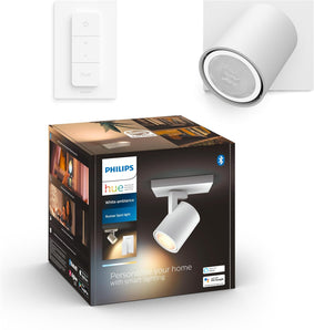 [RESIGILAT] Philips Hue Runner 1 spot cu comutator dimmer alb