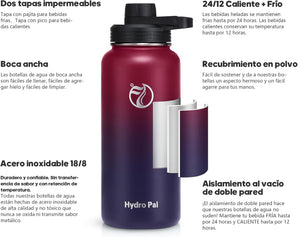 [RESIGILAT] Sticlă de apă izolată HydroPal din oțel inoxidabil, 1000 ml, fără BPA