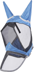 [RESIGILAT] Masca de protecție pentru cai Harrison Howard Voodoo Blue XL