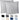 [RESIGILAT] Husa de perna 65x65 gri set 2 din microfibra moale