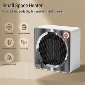 [RESIGILAT] Incalzitor ventilator 500W portabil pentru birou acasa
