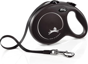 [RESIGILAT] Curea flexi Classic L 8 m negru pentru caini 50 kg