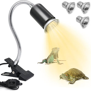 [RESIGILAT] Lampa caldura acvariu reptile cu 3 becuri UVB 25W 50W