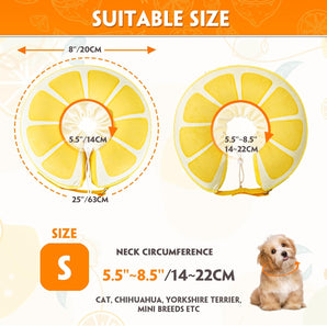 [RESIGILAT] Con gonflabil pentru caini, zgarda ajustabila, pentru caini mici