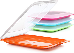 [RESIGILAT] TATAY Set 4 recipiente mezeluri, cu capac demontabil, reutilizabile