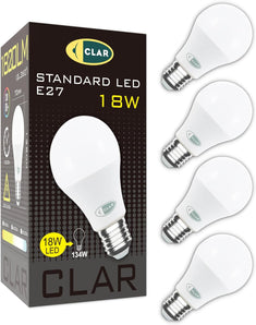 [RESIGILAT] CLAR - Bec LED E27 Extra Bright 18W pachet 4 bucati