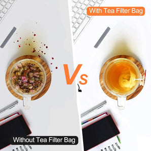 [RESIGILAT] Newaner 300 bucati filtre ceai, 7 x 9 cm, material netesut