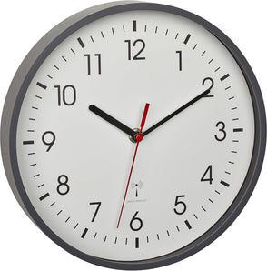 [RESIGILAT] Ceas de perete elegant radiocomandat, 245 mm, gri
