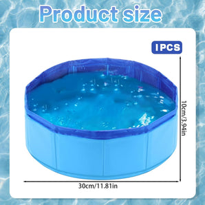 [RESIGILAT] Piscina antiderapanta pentru pisici si caini albastra