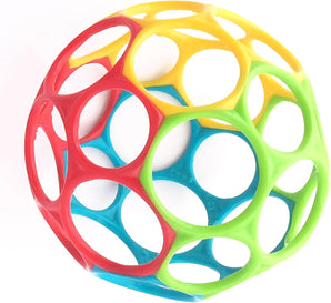 [RESIGILAT] Minge Oball flexibila, jucarie senzoriala multicolora