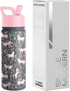 [RESIGILAT] Sticla Apa Izolata Copii 530ml Unicorn Fields