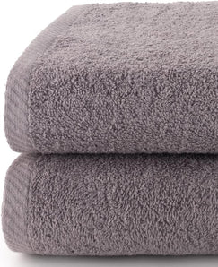[RESIGILAT] Prosoape de baie mari 70x140 cm gri 100% bumbac