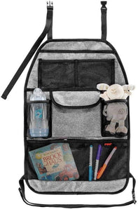 [RESIGILAT] Organizator scaun auto TravelKid Tidy, gri, rezistent.