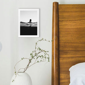 [RESIGILAT] Set 4 rame foto albe 10x15 cm din MDF pentru perete și masă
