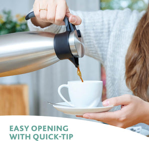 [RESIGILAT] Emsa Carafa inox 18/10, prindere moale, 946 ml, neagra