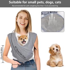 [RESIGILAT] Geanta transport caini, talie mica, pana la 9 kg, gri