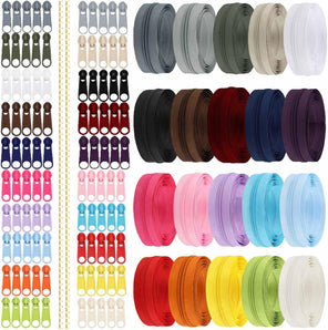 [RESIGILAT] Duscdesp 60M Fermoar continuu, 20 culori, kit reparare cusut