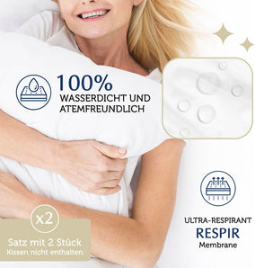 [RESIGILAT] Protectie perna 40x80 cm, set 2, impermeabila, hipoalergenica