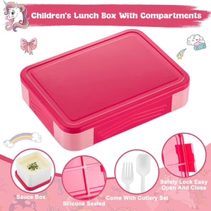 [RESIGILAT] Cutie Bento copii 1330 ml roz, fara BPA, etansa