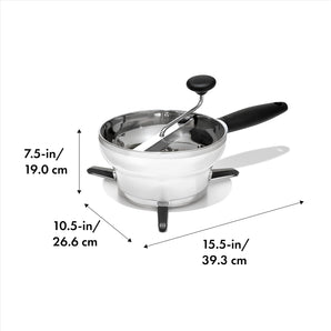 [RESIGILAT] OXO Good Grips Rasnita, Inox, pentru piureuri, argintie