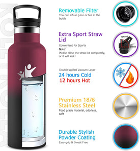 [RESIGILAT] Sticla Termos KollyKolla 500ml Anti-Scurgere Fara BPA