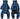 [RESIGILAT] Salopeta caine, impermeabila, fleece, bleumarin, XXL