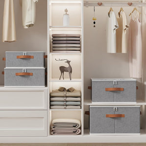 [RESIGILAT] OUTBROS Cutii depozitare, cu capac, 15 x 10.2 x 5.9 inch, pachet 2