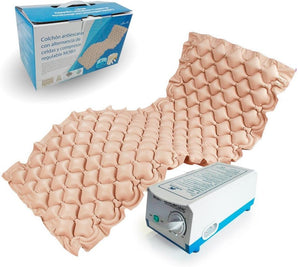 Mobiclinic®, Saltea antidecubit, Model mobi 1, Cu motor compresor, Saltea cu aer, Medic cu ciclu alternativ, Brand european, Pentru decubit gradul I, 200 x 90 7, 130 celule, Culoare bej
