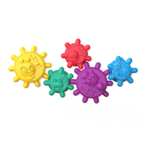 [RESIGILAT] Baby Einstein Gears – Set roți cu bază cu ventuză, jucărie senzorială și educativă, 5 piese, 3 luni+