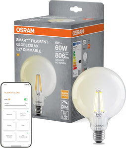 [RESIGILAT] Osram SMART LED Glob E27 Filament 2700K alb cald reglabil