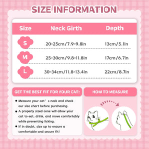 [RESIGILAT] Zgarda pisici, zgarda postoperatorie, respirabila, albastru, L