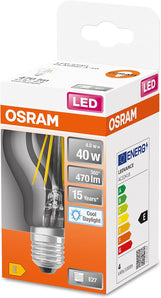 [RESIGILAT] Bec LED Osram LED Star, E27, 4W, 6500K, înlocuitor 40W