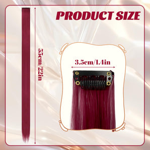 [RESIGILAT] 10 suvite par colorate pentru copii 55 cm rosu inchis