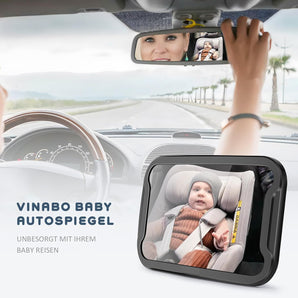 [RESIGILAT] Oglinda auto Vinabo pentru bebelusi cu rotire 360.