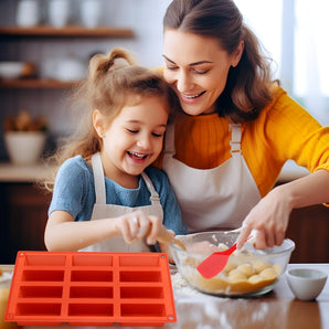 [RESIGILAT] Mucegai silicon 2 bucati pentru muesli bar cu spatula