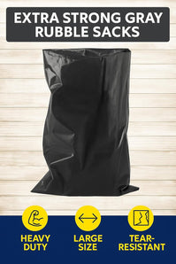 [RESIGILAT] Saci negri pentru deseuri, 100 bucati, 100% reciclat