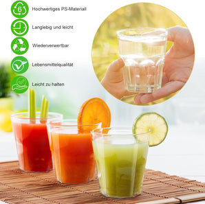 [RESIGILAT] Mispudin 60 pahare cocktail reutilizabile transparente 0,2 L