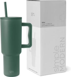 [RESIGILAT] Cana termo moderna cu pai si maner 1180ml Forest