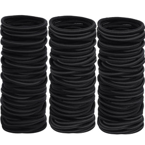 [RESIGILAT] Elastice de par negre Vonsera 200 bucati pentru femei